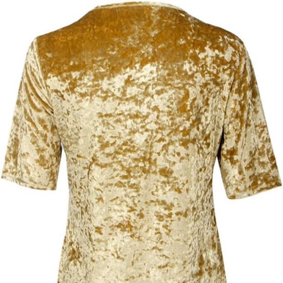 Crushed Velvet Mini Dress - Picture 5 of 5